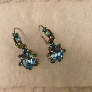 Sorrelli aquamarine earrings